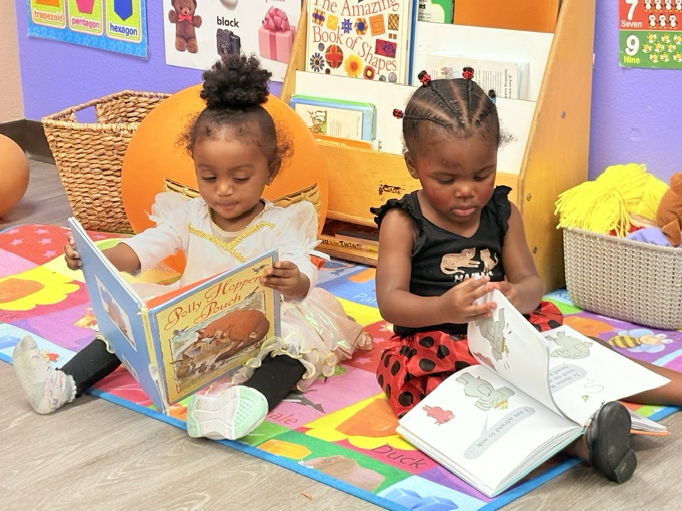 A bright, clean room inside the Giggle and Grow facility